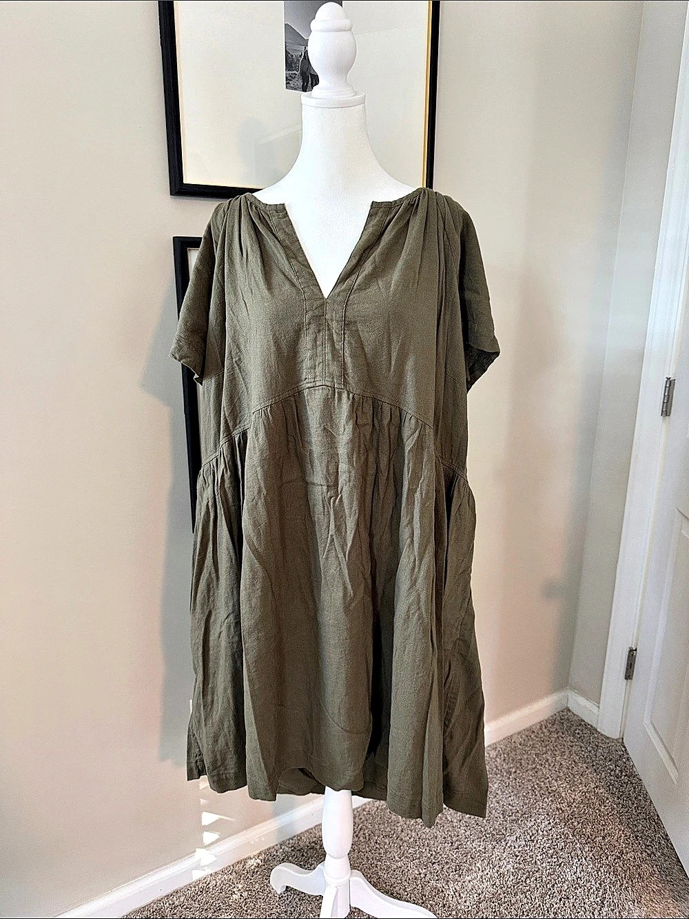 Universal Thread Olive Midi Dress Size 3X Like New